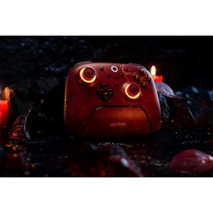 8bitdo Ultimate 2 Wireless Controller Wuchang Edition, Gaming Controller für Android und Windows, rot, mit TMR-Joysticks und RGB-Beleuchtung – Bild 6