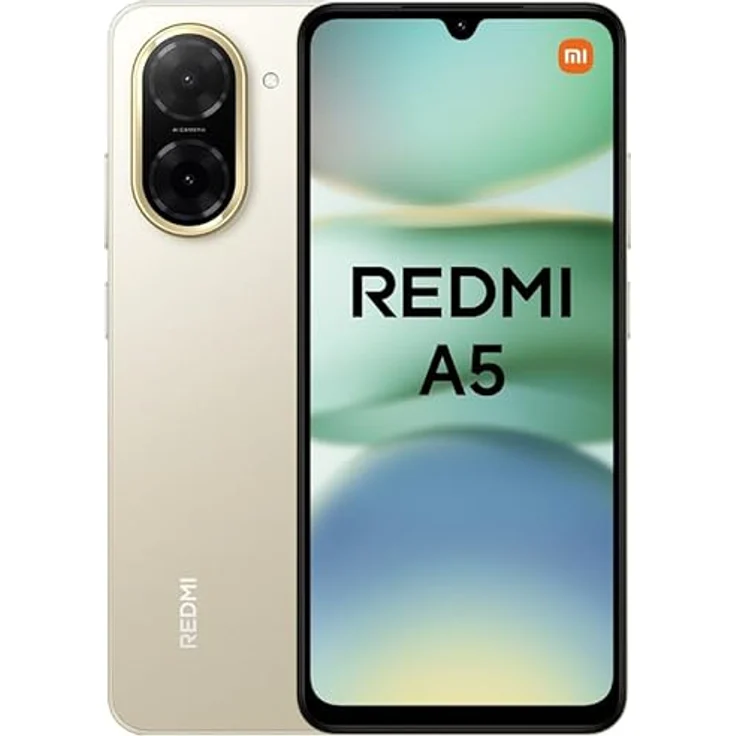 Xiaomi Redmi A5 3G Smartphone, 3 + 64 GB, Gold, 17,3 cm (6,88 Zoll) Display, 32 MP Hauptkamera, 5200 mAh Akku (Typ) – Bild 1