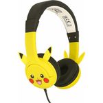 OTL Technologies Pokémon Pikachu 3D Kopfhörer für Kinder, kabelgebunden, Pink/ Roségold/ Weiß