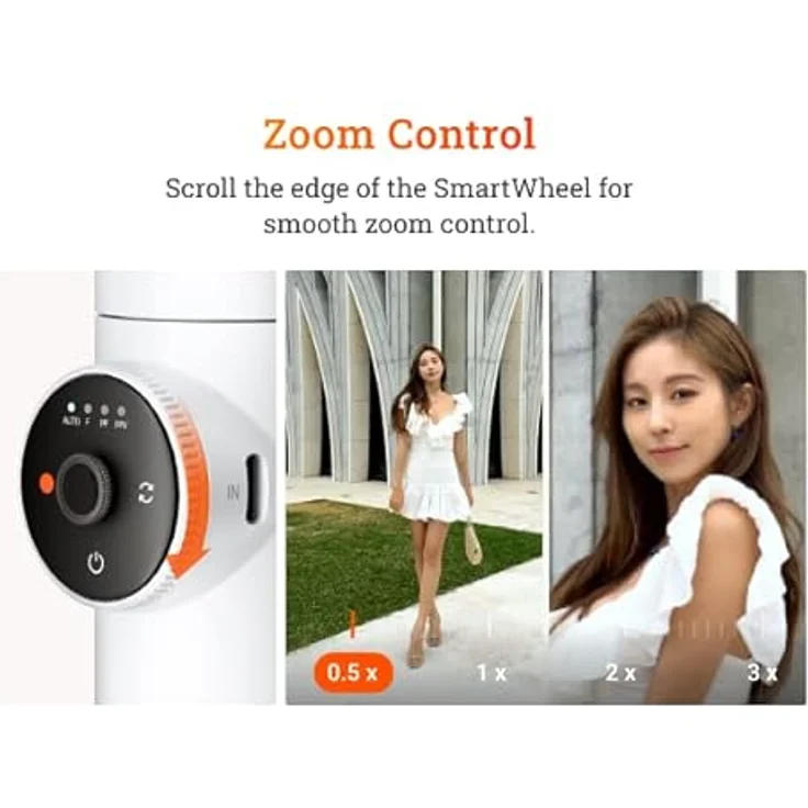 Insta360 Flow Creator Kit, KI-Tracking Gimbal für Smartphones mit 3-Achsen-Stabilisierung, grau – Bild 16