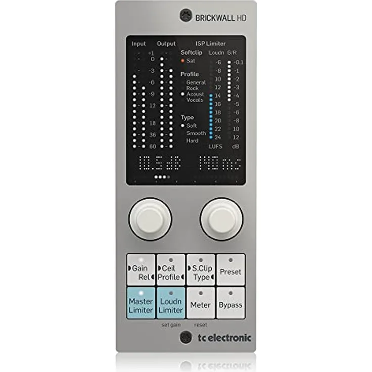 TC Electronic BRICKWALL HD NATIVE/BRICKWALL HD-DT Mastering Brickwall Limiter Plug-In mit optionaler Hardwareschnittstelle