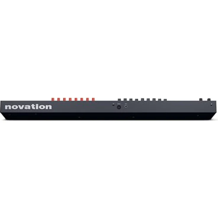 Novation FLkey 2 61, USB MIDI-Keyboard mit 61 halbgewichteten Tasten, 9 Fadern, 16 Pads und integrierten Arpeggiator, schwarz – Bild 4