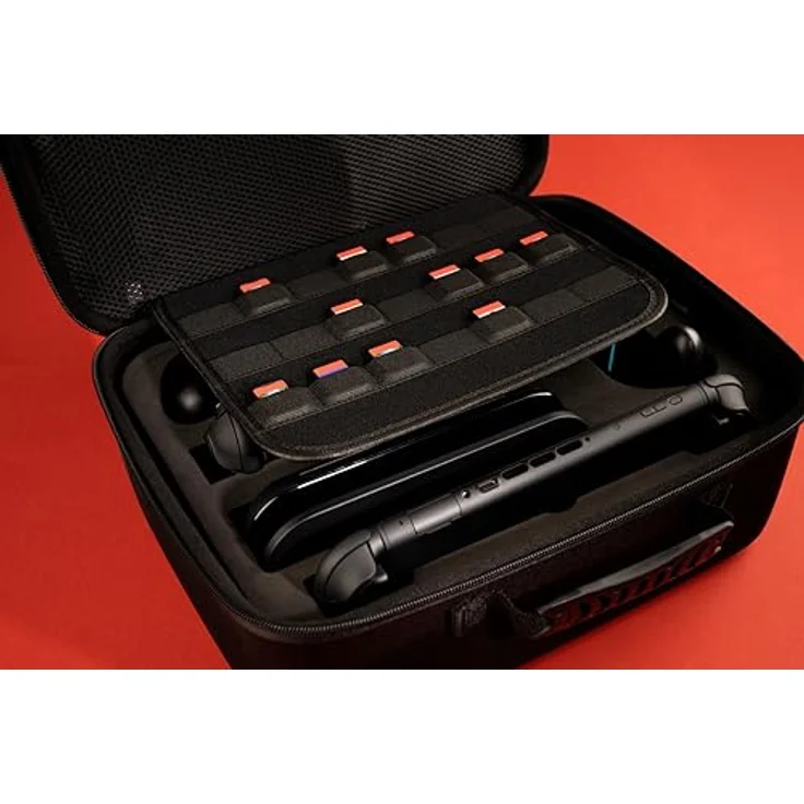 NACON NA029123, Hartschalenkoffer für Nintendo, Schwarz, aus EVA und Nylon, 300 mm x 280 mm – Bild 3