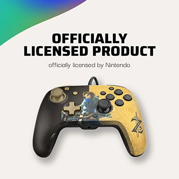 PDP Faceoff Deluxe + Audio Wired Controller Zelda (Switch) (500-134-EU-C6LI-1) – Bild 5
