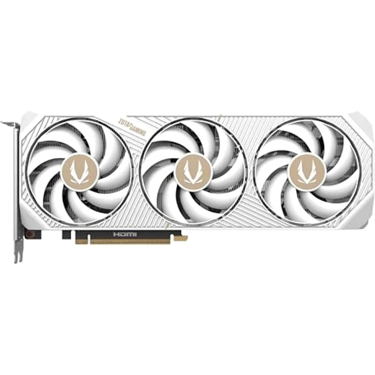 ZOTAC GeForce® RTX 5070 12GB AMP WHITE EDITION, Next-Gen-Grafikkarte mit 6144 Shaders – Bild 1