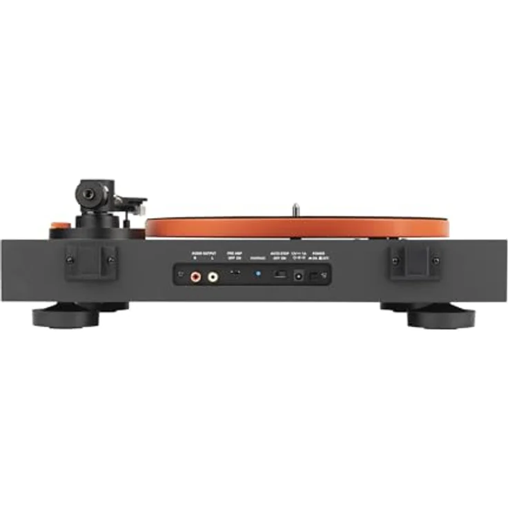 JBL Spinner BT – Hochwertiger Schallplattenspieler mit Bluetooth und aptXTM HD – Schwarz und Orange – Bild 4