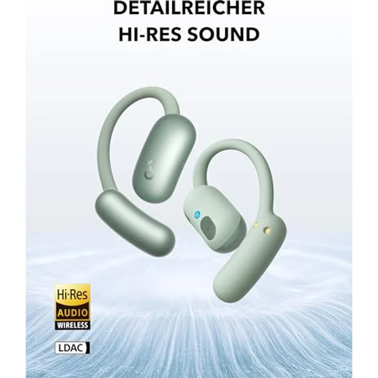 soundcore AeroFit 2 von Anker, Open-Ear Kopfhörer, Hi-Res Wireless Audio, 42h Spielzeit, Bluetooth 5.4, kabelloses Laden, IP55 – Bild 5