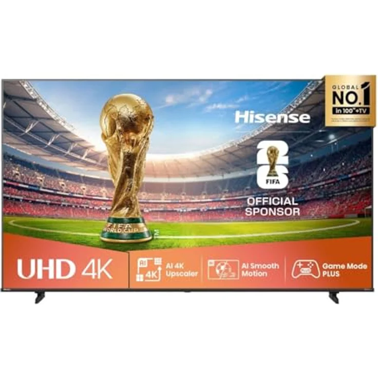 Hisense 85A6Q, 85 Zoll 4K Ultra HD Smart TV mit Dolby Vision, HDR 10, Game Mode Plus, Alexa Built-in und VIDAA U8 – Bild 1