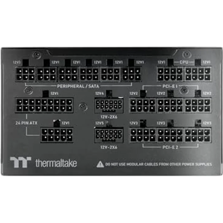 Thermaltake Toughpower TF3 1650W, ATX 3.1 Netzteil mit PCIe Gen 5.1 Unterstützung und 80 PLUS Titanium Effizienz – Bild 2