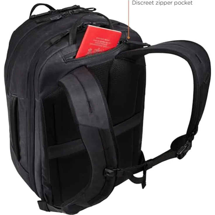 Thule Aion Backpack 28L, wasserabweisender Rucksack mit TPU-Trennwand, Schwarz – Bild 6