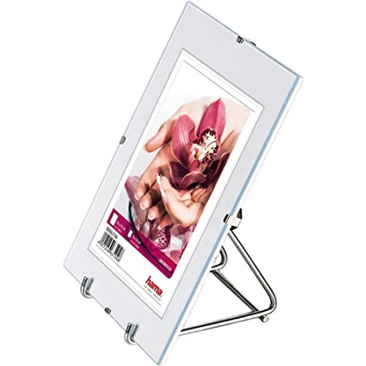 Hama Clip-Fix Aufsteller, Silber