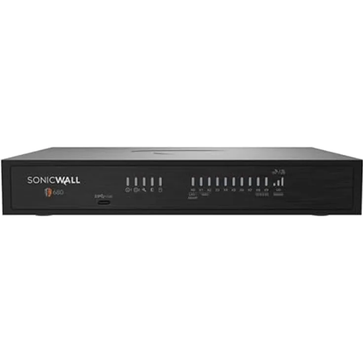 SonicWall TZ680 High Availability (03-SSC-7014), Redundante HA-Einheit für TZ680-Firewall-Synchronisation, Ideal für nahtloses Failover und Netzwerk-Resilienz