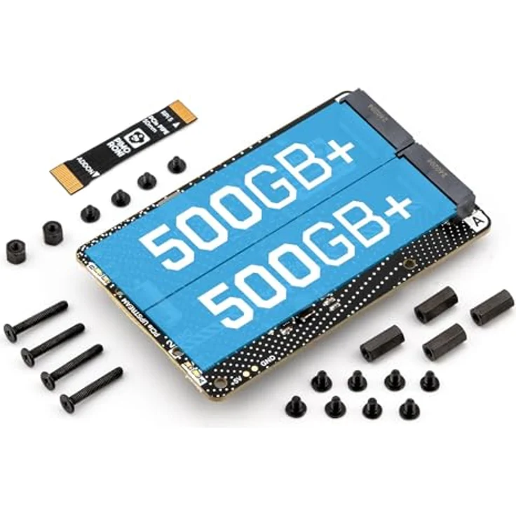 Pimoroni NVMe Base Duo Speichererweiterung für Raspberry Pi 5, 2x M-Key Slot, PCIe Gen 2 Switch, ideal für Dateiserver und Medienzentren – Bild 5