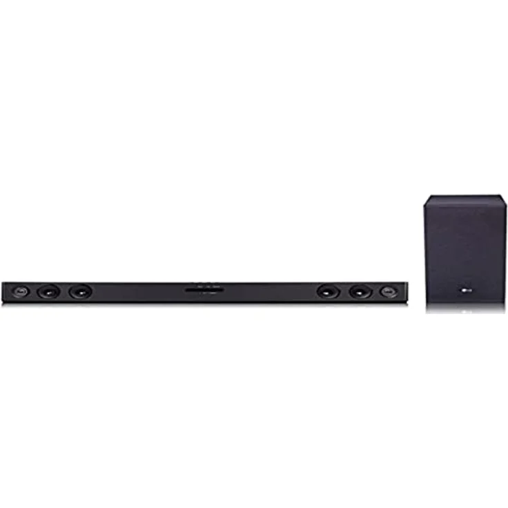LG SQC2 2.1 Soundbar (300W) mit kabellosem Subwoofer für TVs ab 43 Zoll (Adaptive Sound Control, Bluetooth), Schwarz [Modelljahr 2023] – Bild 1