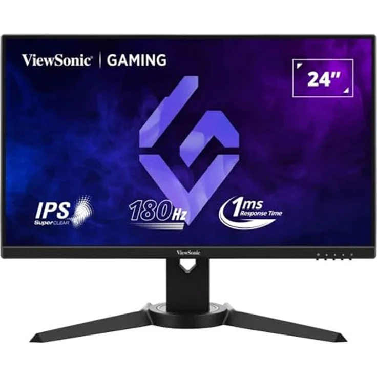 ViewSonic VX2479J-HD-PRO 61.0 cm 165Hz Gaming Monitor, SuperClear IPS-Panel, schwarz – Bild 1