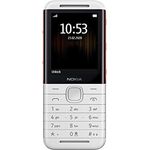 Nokia 5310 White/red Dual Sim, Featurephone with VGA Camera and 2.4 Inch Display