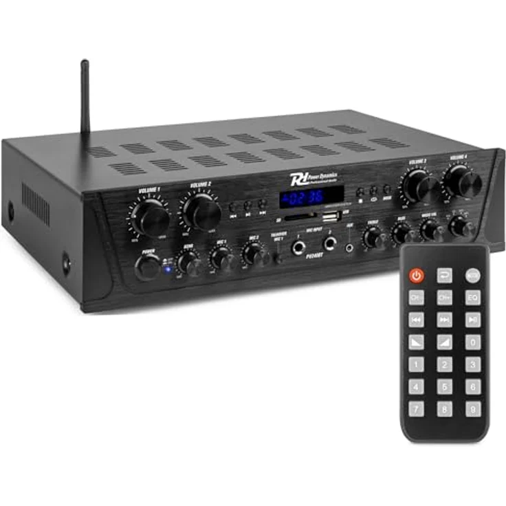 Power Dynamics PV240BT 4-Zonen-Audio-Verstärkersystem 400W – Bild 2