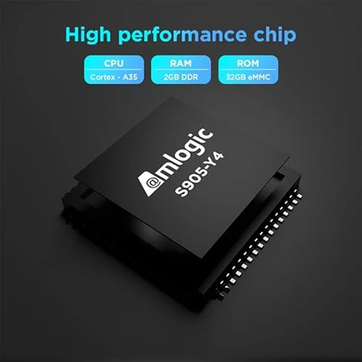 Lipa KP1 Android TV Box 2-32 GB - Mediaplayer für TV - 4K - Google Lizenz - Google Voice Assistant - Wifi und Ethernet – Bild 5