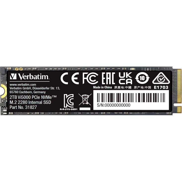 Verbatim Vi5000 (2000 GB, M.2), SSD – Bild 1
