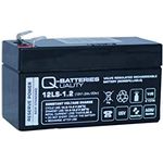 Q-Batteries 12LS-1.2 12V 1,2Ah Blei-Vlies Akku AGM VRLA mit VDs
