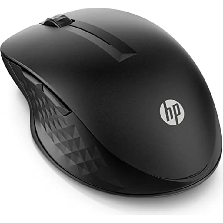 HP 430 Wireless-Maus | Wireless-Verbindung mit 2,4 GHz & Bluetooth 5.2 | USB Dongle | 4.000 dpi | 4 Tasten | für bis zu 2 Geräte | Schwarz | inkl. 1 x AA Batterie | Lebensdauer bis zu 24 Monaten – Bild 2