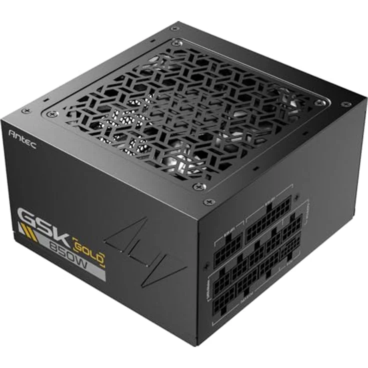 Antec GSK ATX 3.1, 850W PC Netzteil mit 80 PLUS Gold-Zertifizierung, modularer Kabelführung und 120 mm Lüfter, Schwarz – Bild 11