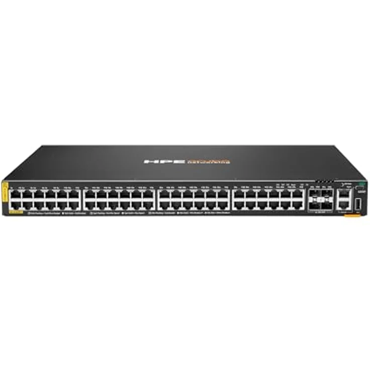 Aruba HPE Aruba Networking CX 6200F 48G Class-4 PoE 4SFP+ 740W Switch (EN) (48 Ports), Netzwerk Switch – Bild 1