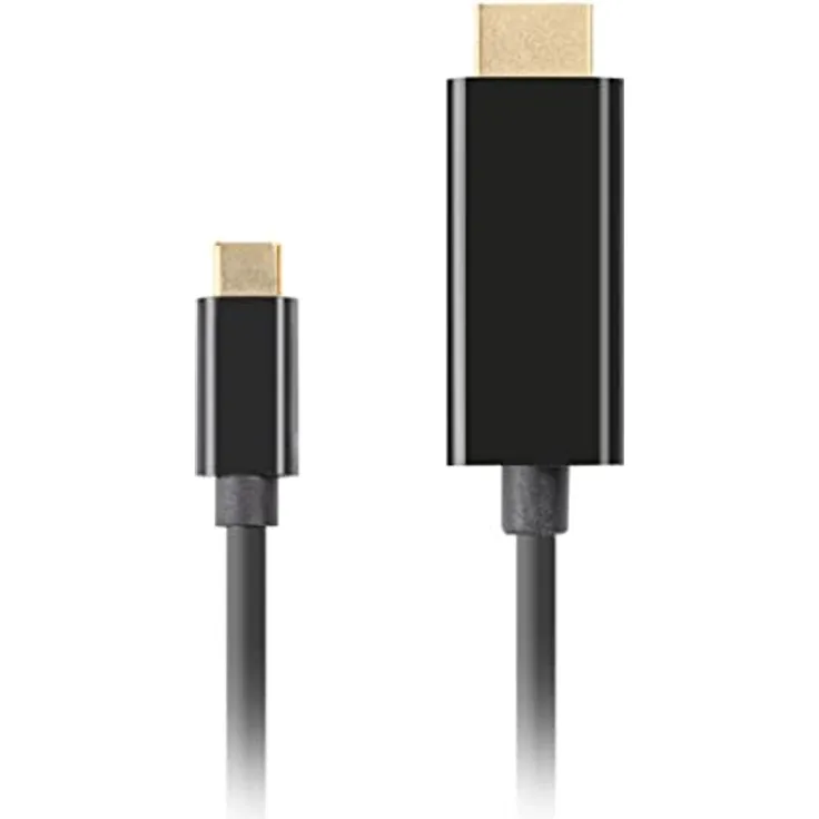 USB-C auf HDMI LANBERG Stecker/Stecker 4K 60Hz 3M schwarz
