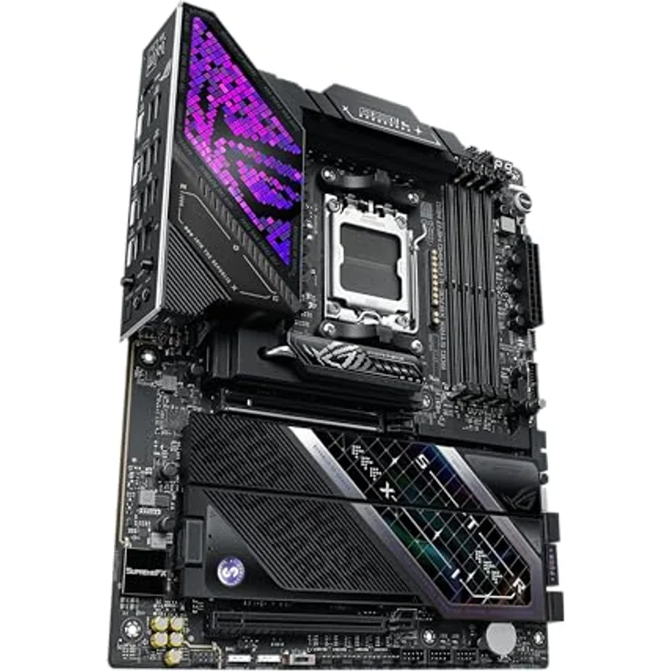 ASUS ROG STRIX X870E-E GAMING WIFI7 NEO, ATX Mainboard mit AMD AM5 Sockel, PCIe 5.0, Dual DDR5-5600, WiFi 7, RGB-Beleuchtung – Bild 4