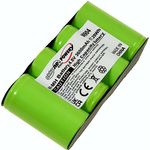 Akku-net Akku für Vileda Ultramat Electro System, 4,8V, NiMH, hohe Kapazität mit 3600mAh, grün