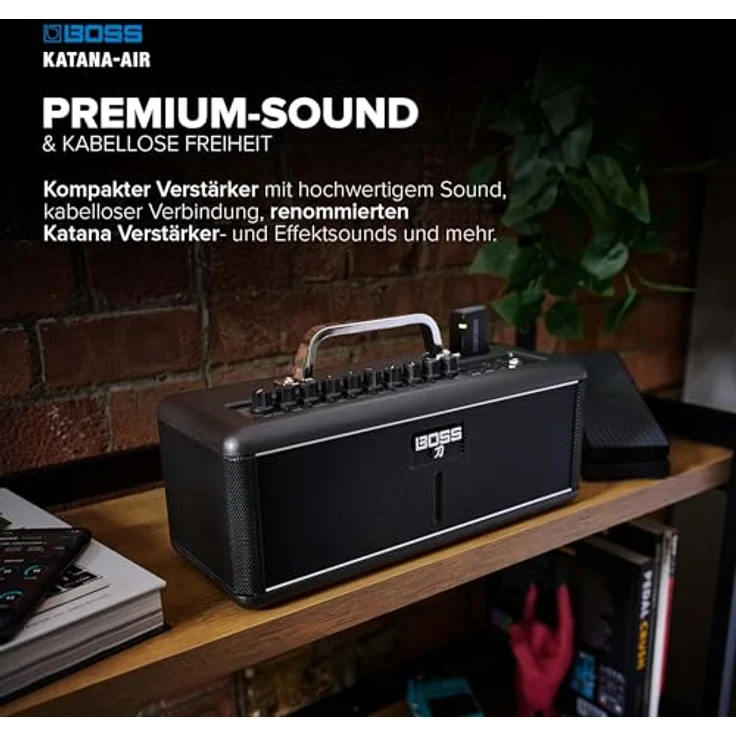 Boss by Roland Boss Katana Air Gitarren-Verstärker 30,00 W, kabelloser Übungs-Verstärker mit Funksender – Bild 3