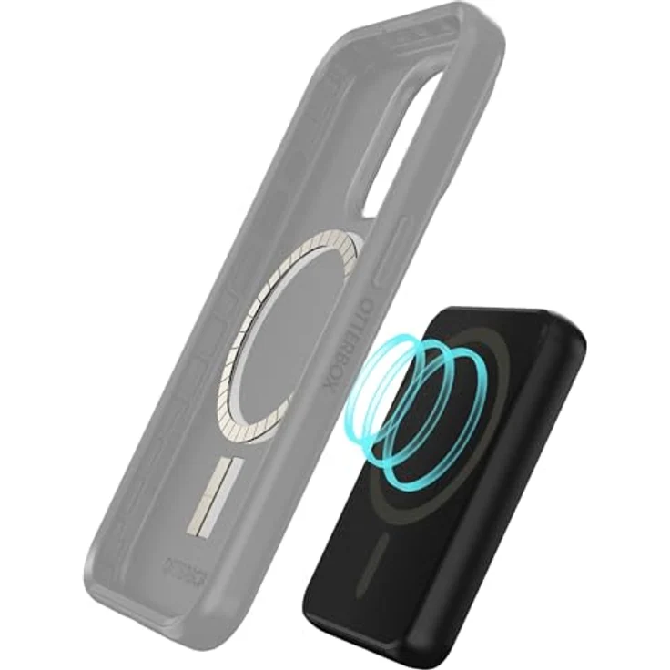 OtterBox Wireless Power Bank für MagSafe, 5000 mAh, USB-C, schlankes Design, schwarze Außenschale mit LED-Statusanzeige – Bild 4