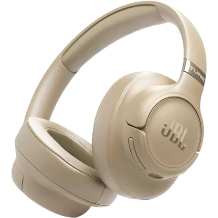 JBL Tune 780 NC, Kabellose Over-Ear-Kopfhörer mit Noise-Cancelling, 76 Stunden Akkulaufzeit, Beige – Bild 1