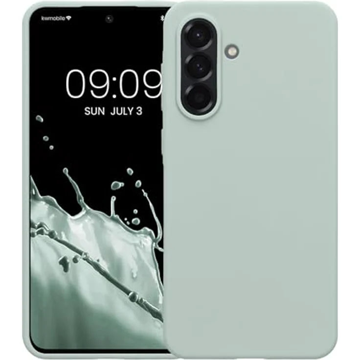 kwmobile Hülle kompatibel mit Samsung Galaxy A36 5G - weiches TPU Silikon Case, rutschfest und reißfest, Cool Mint – Bild 5