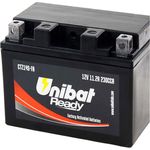 Unibat CTZ14S, Batterie mit 230 A Startleistung, Blei-Kalzium-Legierung, wartungsfrei, 12 Volt, 4,11 kg