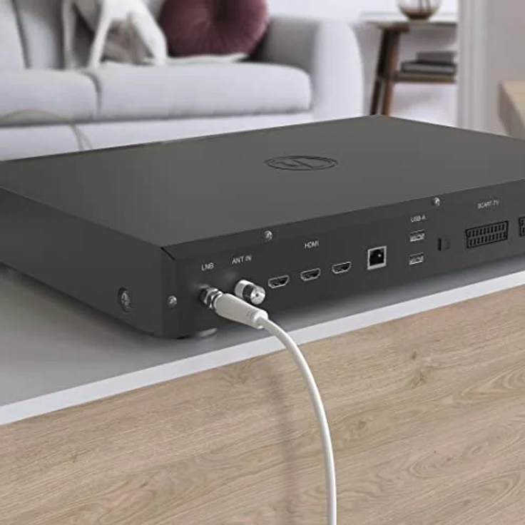 Hama SAT-Anschlusskabel, F-Stecker-F-Stecker, 1,5 m, 90 dB – Bild 6