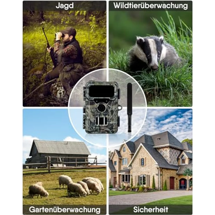 Rollei Wildkamera 4G SIMConnect, 32 Megapixel Fotokamera mit 4K Videoaufnahme und App-Steuerung – Bild 8