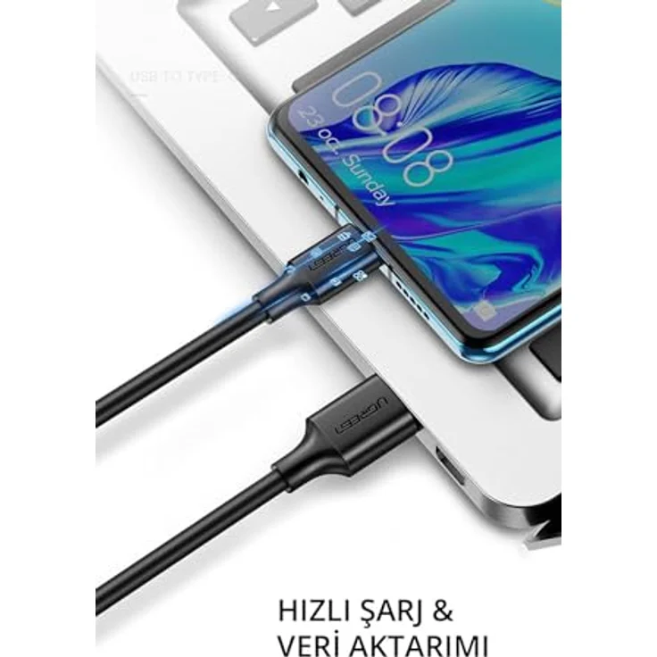 UGREEN USB 3.0 Type-C Data und Ladekabel 50cm, hochwertig, kompatibel mit all Type-C Geräten – Bild 4