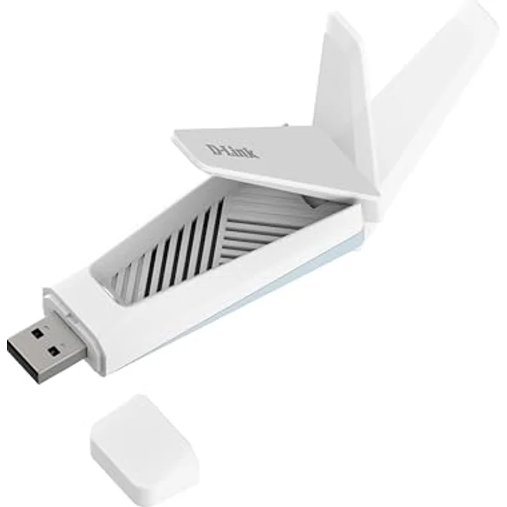 D-Link AX18U AX1800 Wi-Fi 6 USB Adapter (MU-MIMO, Dual Band, klappbare Antenne, WPA3, USB 3.0, kompatible mit Windows 11/10) – Bild 2