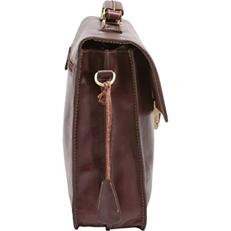 Picard Aktentasche Toscana, Laptoptasche aus 100% Rindsleder, Schwarz, 27 x 37 x 10 cm, 10 L Volumen – Bild 4