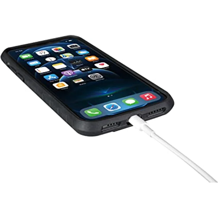 TOPEAK RideCase für iPhone 13 Pro, Black/Gray, mit Halter und Schutz, robustes Dual-Density-Exoskelett – Bild 4