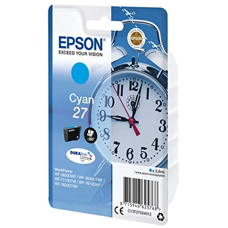 Epson C13T27024022 Cyan Original Tintenpatronen Pack of 1 – Bild 3