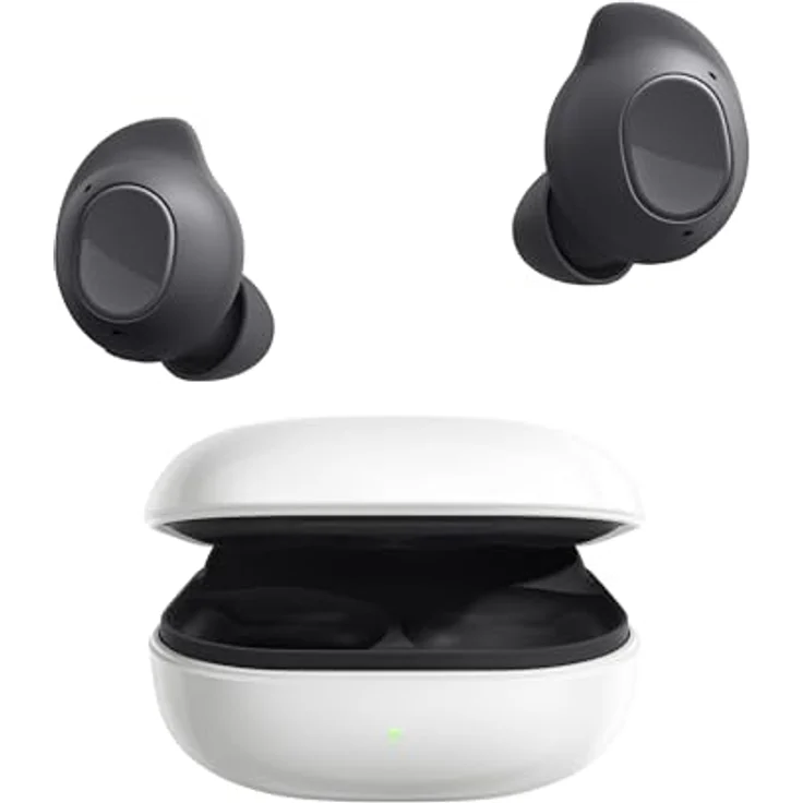 Samsung Galaxy Buds FE Kabellose Bluetooth-Ohrhörer, Active Noise Cancelling (ANC), Komfortable Passform, 3 Mikrofone, Touch Control, Tiefer Bass, Inkl. Ladekabel, Graphite – Bild 2