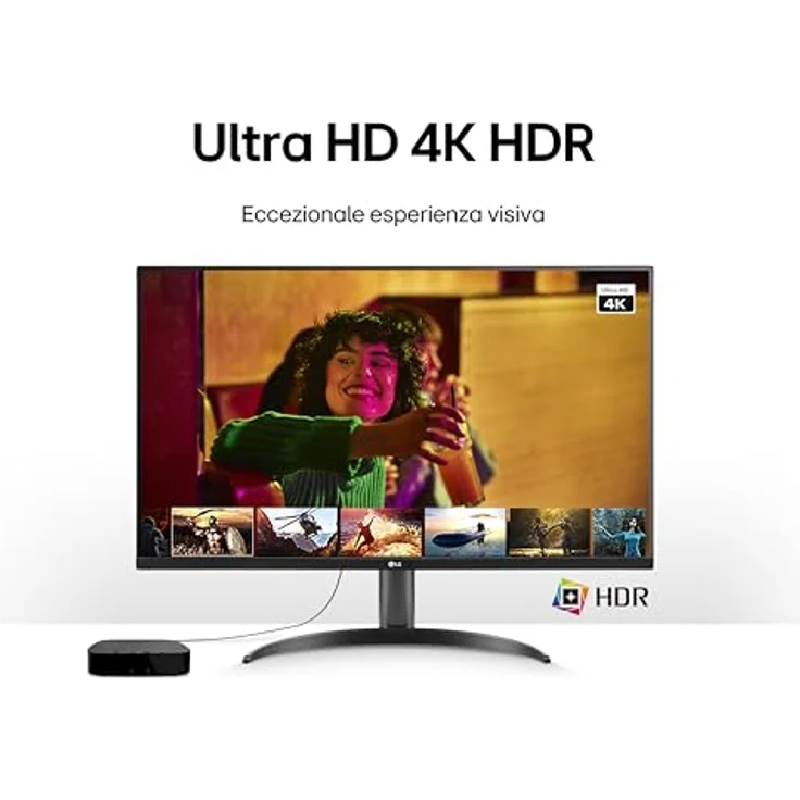 LG 32UR550K-B, 31,5 Zoll 4K Ultra HD Monitor mit 3840 x 2160 Pixel, HDR10, 60 Hz, ergonomischem Design in Schwarz – Bild 2