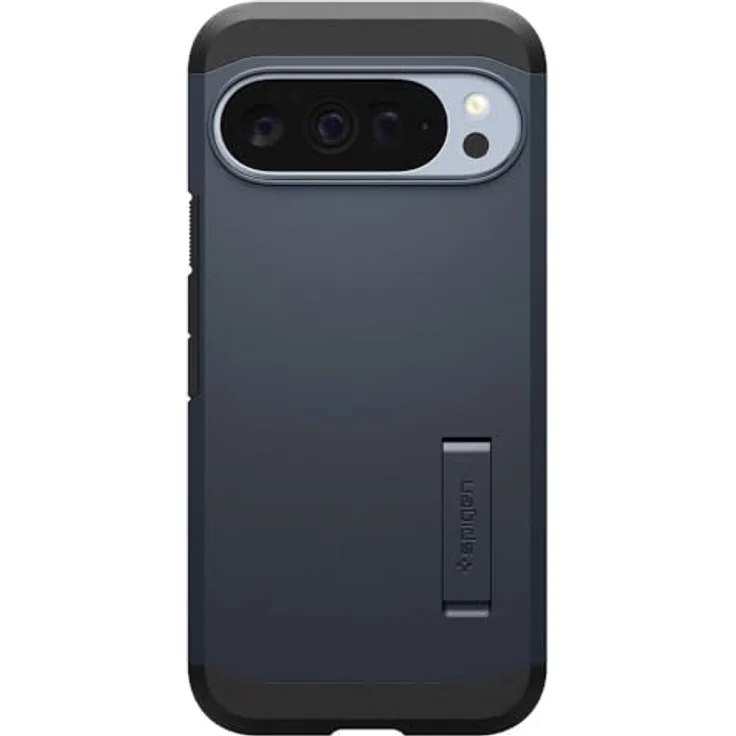Spigen Tough Armor (AI) MagFit Hülle für Google Pixel 10 Pro XL, Doppellagiger Schutz mit integriertem Kickstand, kompatibel mit Pixelsnap und MagSafe - Metal Slate – Bild 4