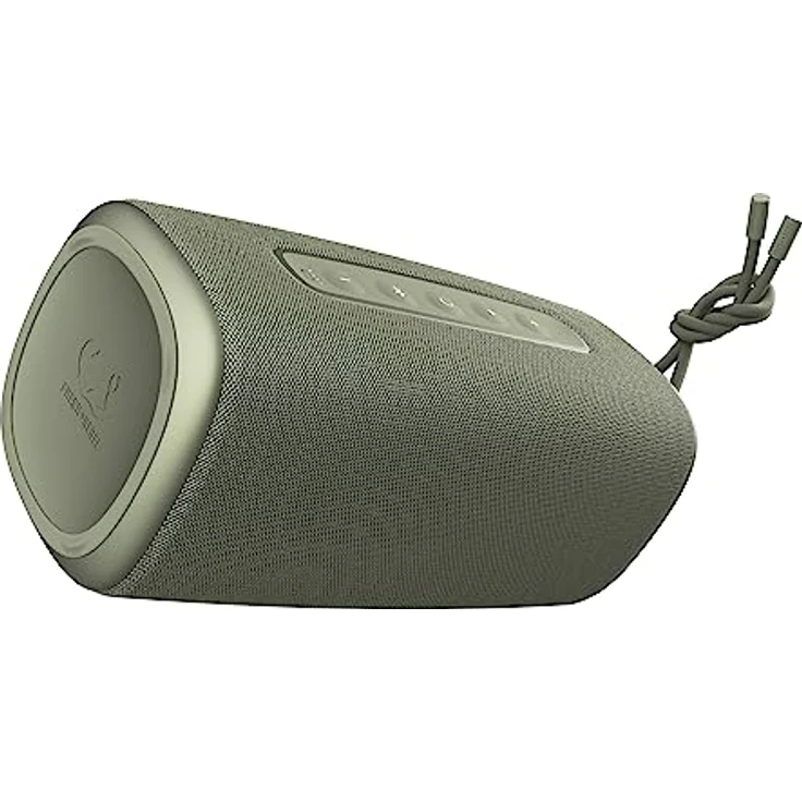 Fresh 'n Rebel Bold L2, kabelloser Bluetooth-Lautsprecher, IPX7 wasserdichter Lautsprecher mit klarem Sound, tiefen Bässen und kräftiger Lautstärke, Party-Modus, 22 Stunden Spielzeit (Dried Green) – Bild 1