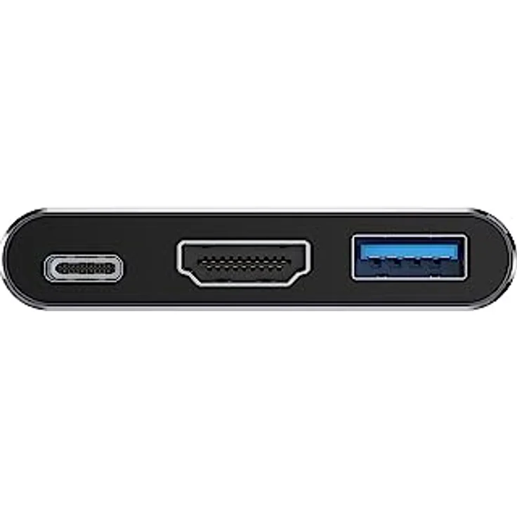 Conceptronic DONN18G 3-in-1 USB 3.2 Gen 1 Dockingstation, HDMI, USB 3.0, 100W USB PD, Grau, 4K Ultra HD – Bild 4