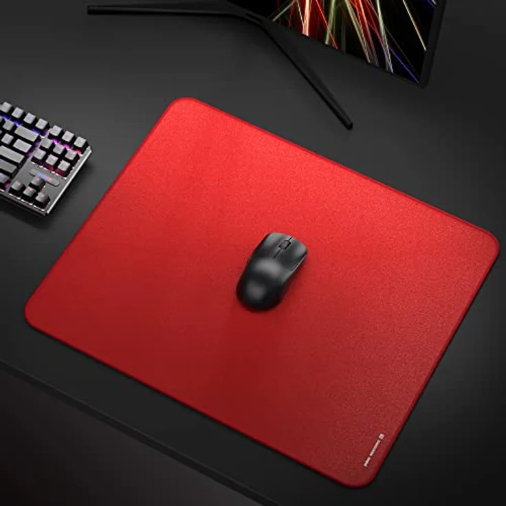 Pulsar Gaming Gears Paracontrol V2 XL Mauspad, rutschfeste Naturkautschukunterlage, präzise Steuerung, rot – Bild 7