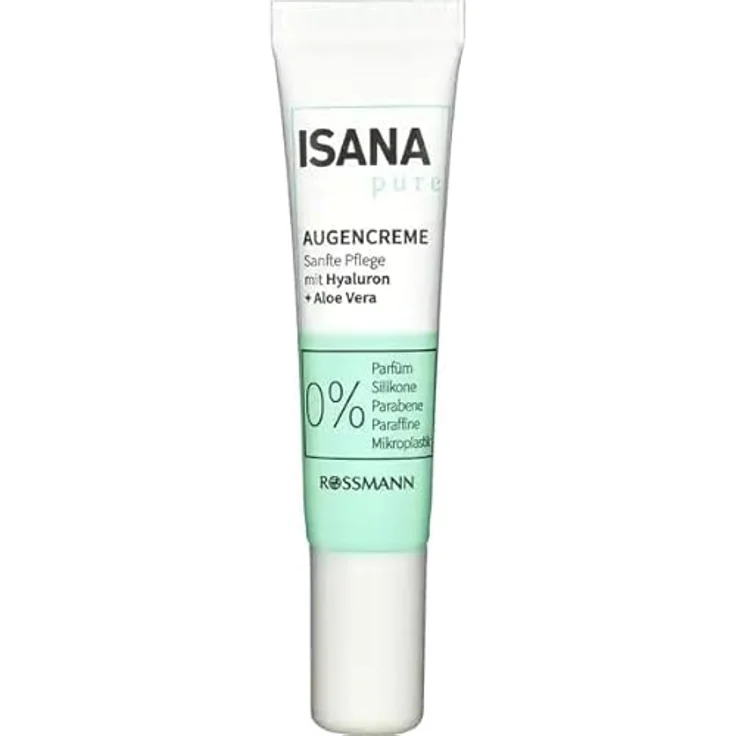 ISANA MED Augencreme mit Hyaluron & Aloe Vera 15ml - Sanft pflegend & regenerierend, für jeden Hauttyp, ohne Parfüm & Silikone – Bild 3