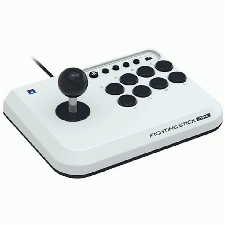 Hori Fighting Stick Mini Weiß, Schwarz USB Flightstick PC, PlayStation 4, PlayStation 5